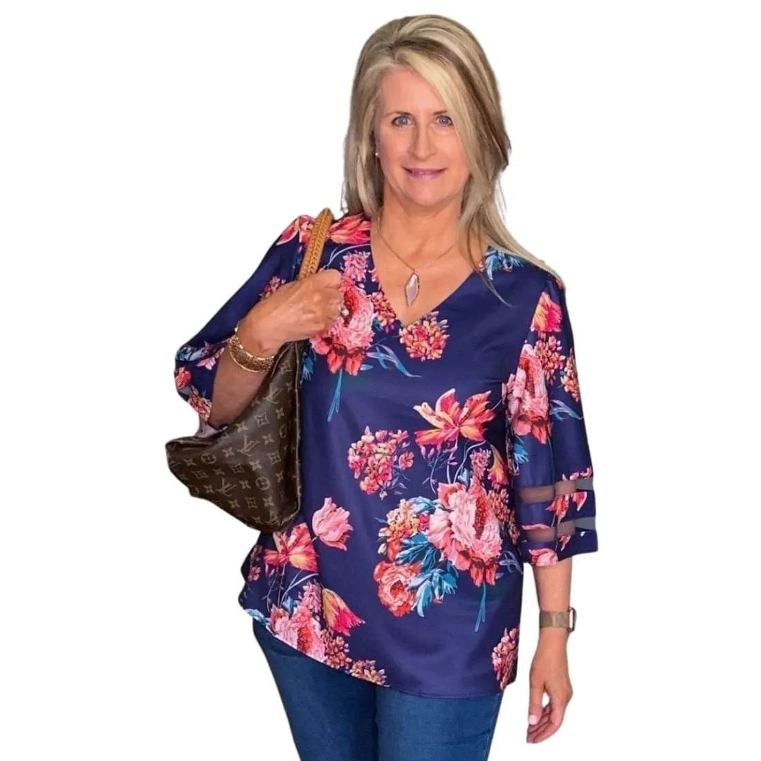 Floral Kimono Blouse