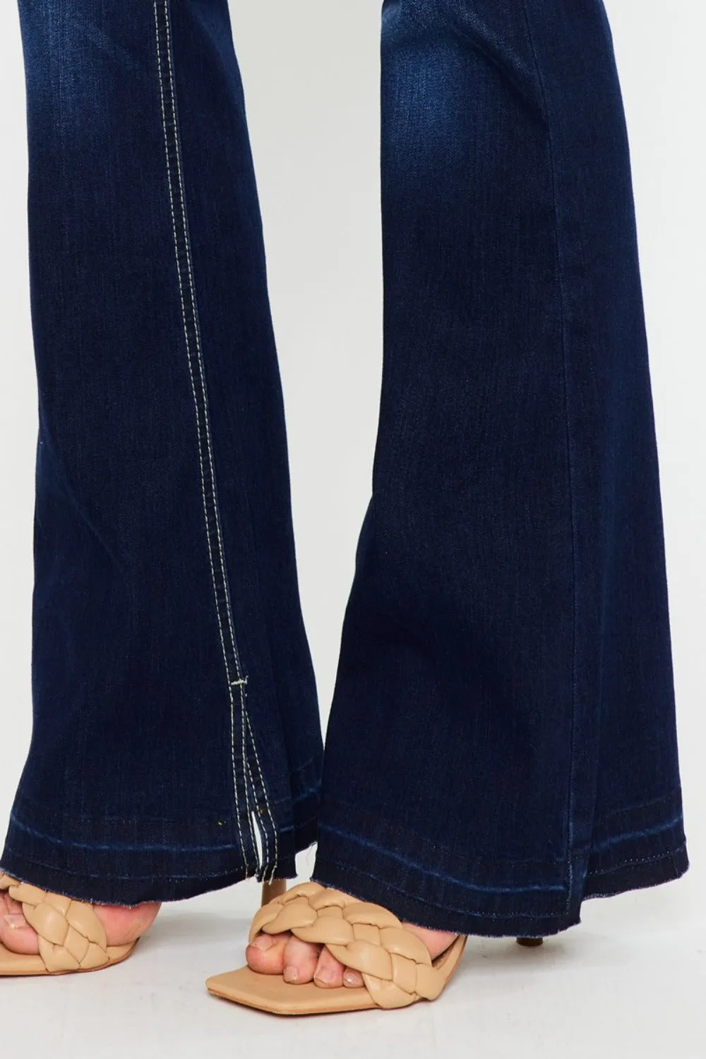 Hazel Blues® |  Kancan Mid Rise Slim Flare Jeans