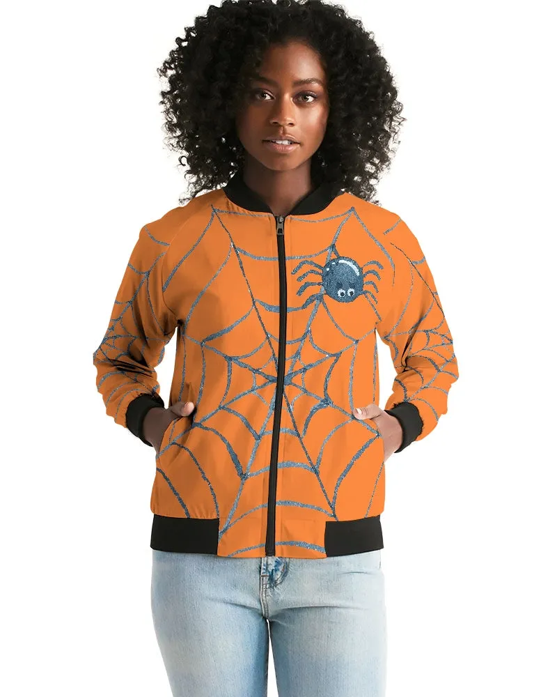 Holiday Orange Women's Bomber Jacket