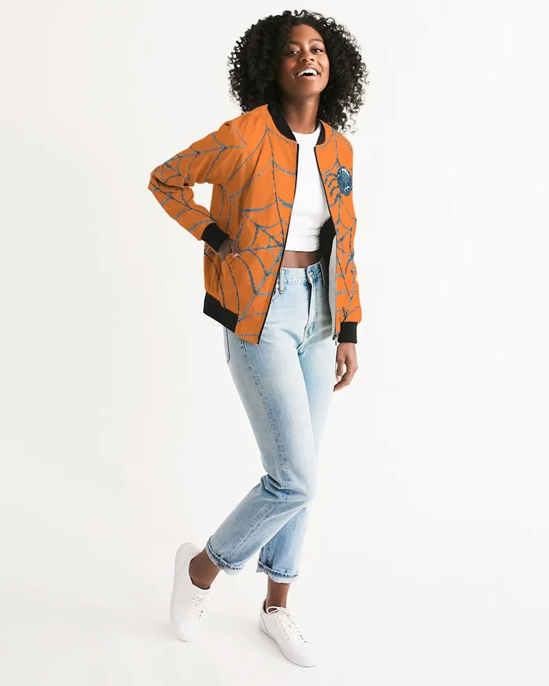 Holiday Orange Women's Bomber Jacket