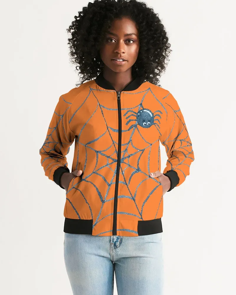 Holiday Orange Women's Bomber Jacket