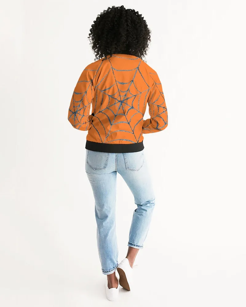 Holiday Orange Women's Bomber Jacket