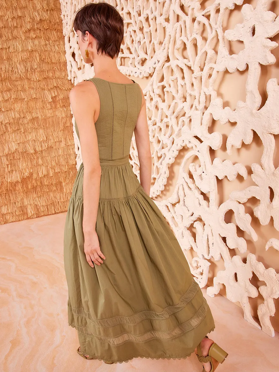 Isadora Dress in Lichen