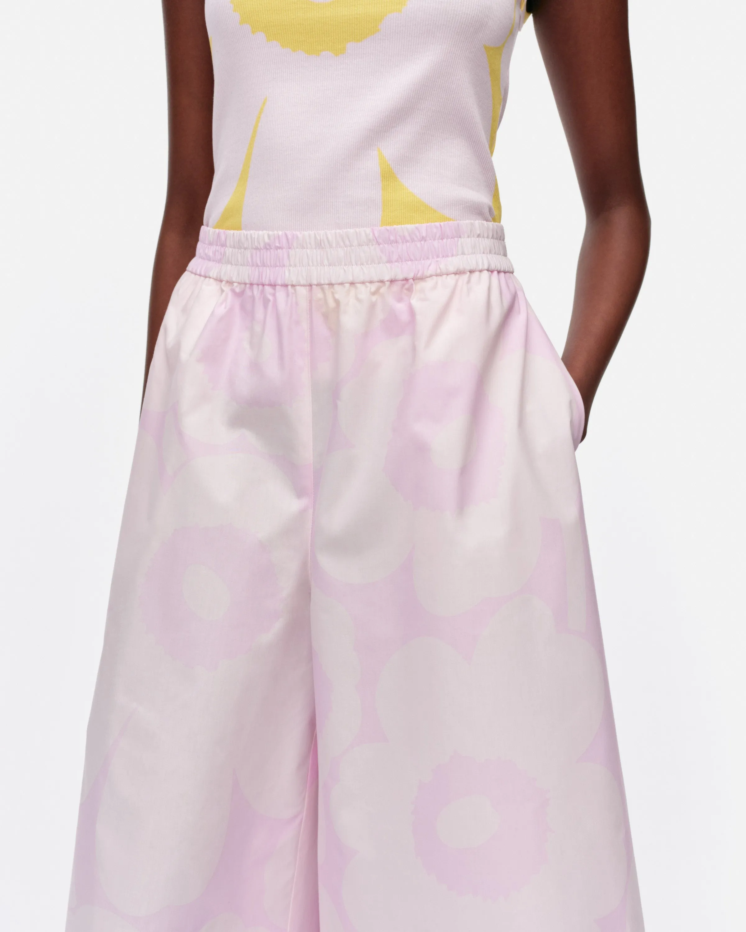 Kearte Unikko Cotton Poplin Elastic Waist Culottes
