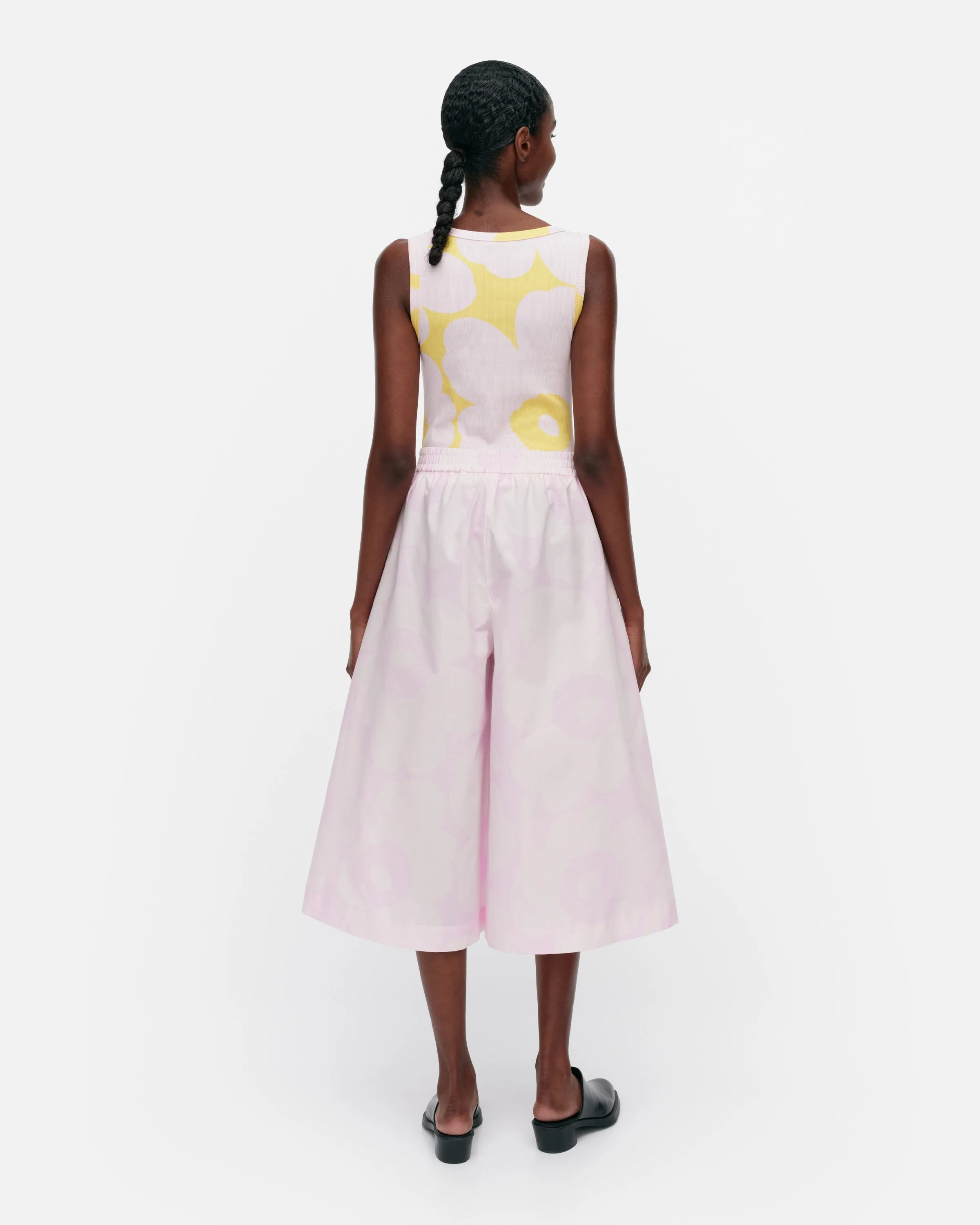 Kearte Unikko Cotton Poplin Elastic Waist Culottes