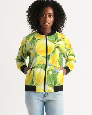 Lemon Favor Women's Bomber Jacket