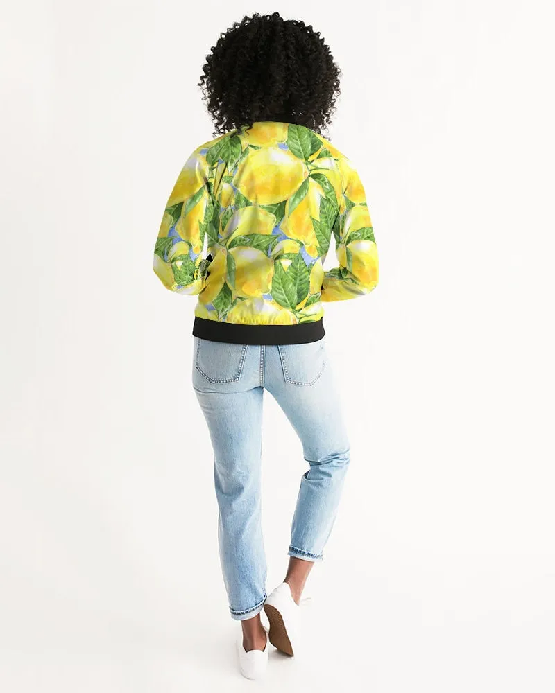 Lemon Favor Women's Bomber Jacket