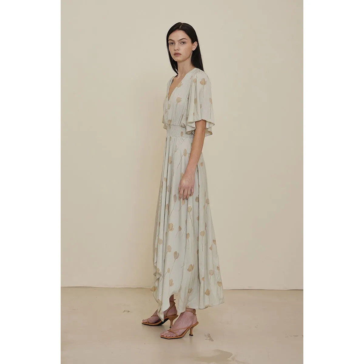 Louise Grade and Gather Floral Print Dress