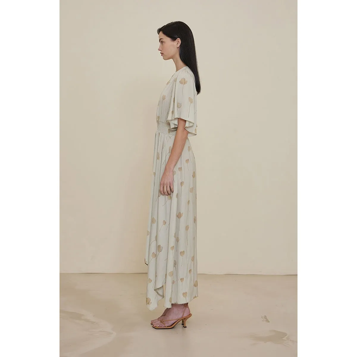 Louise Grade and Gather Floral Print Dress