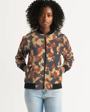 Military Red Women's Bomber Jacket