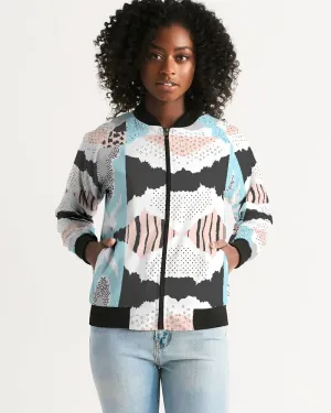 Minimalism Patchwork Women's Bomber Jacket