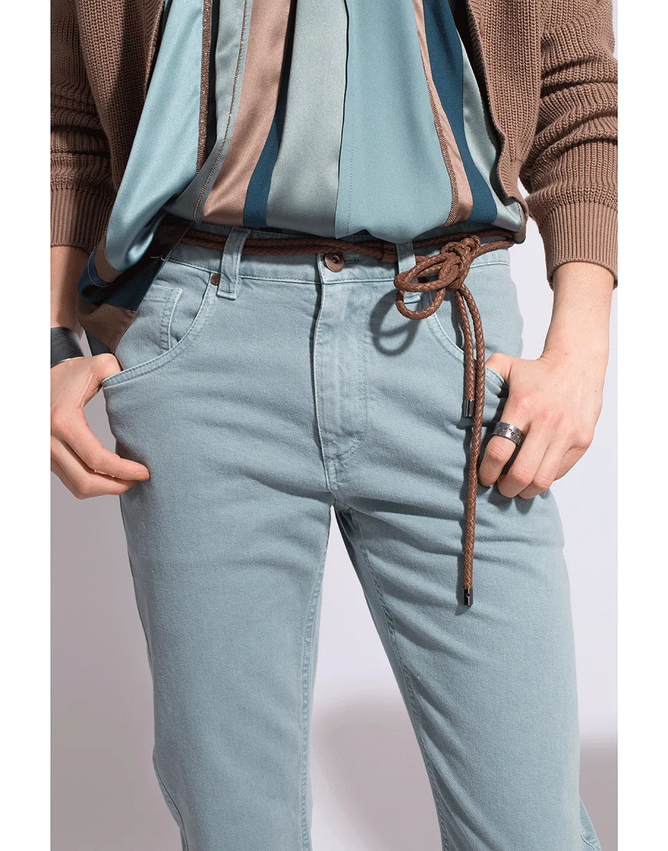 Monoli Stripe Raw Cuff Pant