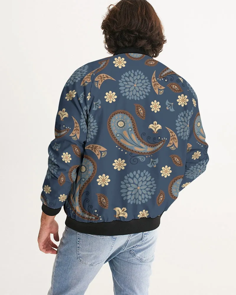 Moonlight Paisley Bomber Jacket