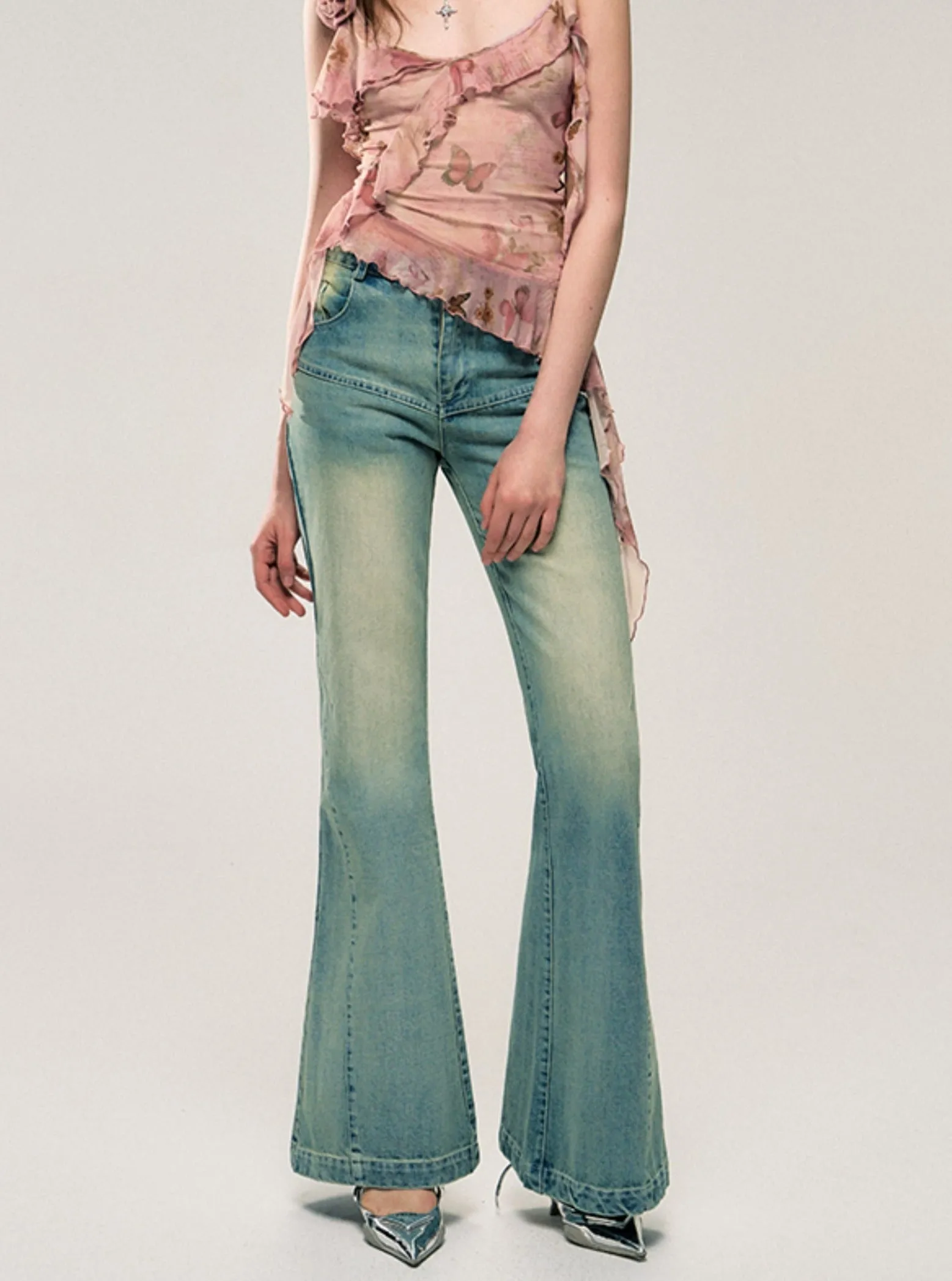 New Flared Slim Fit Jeans