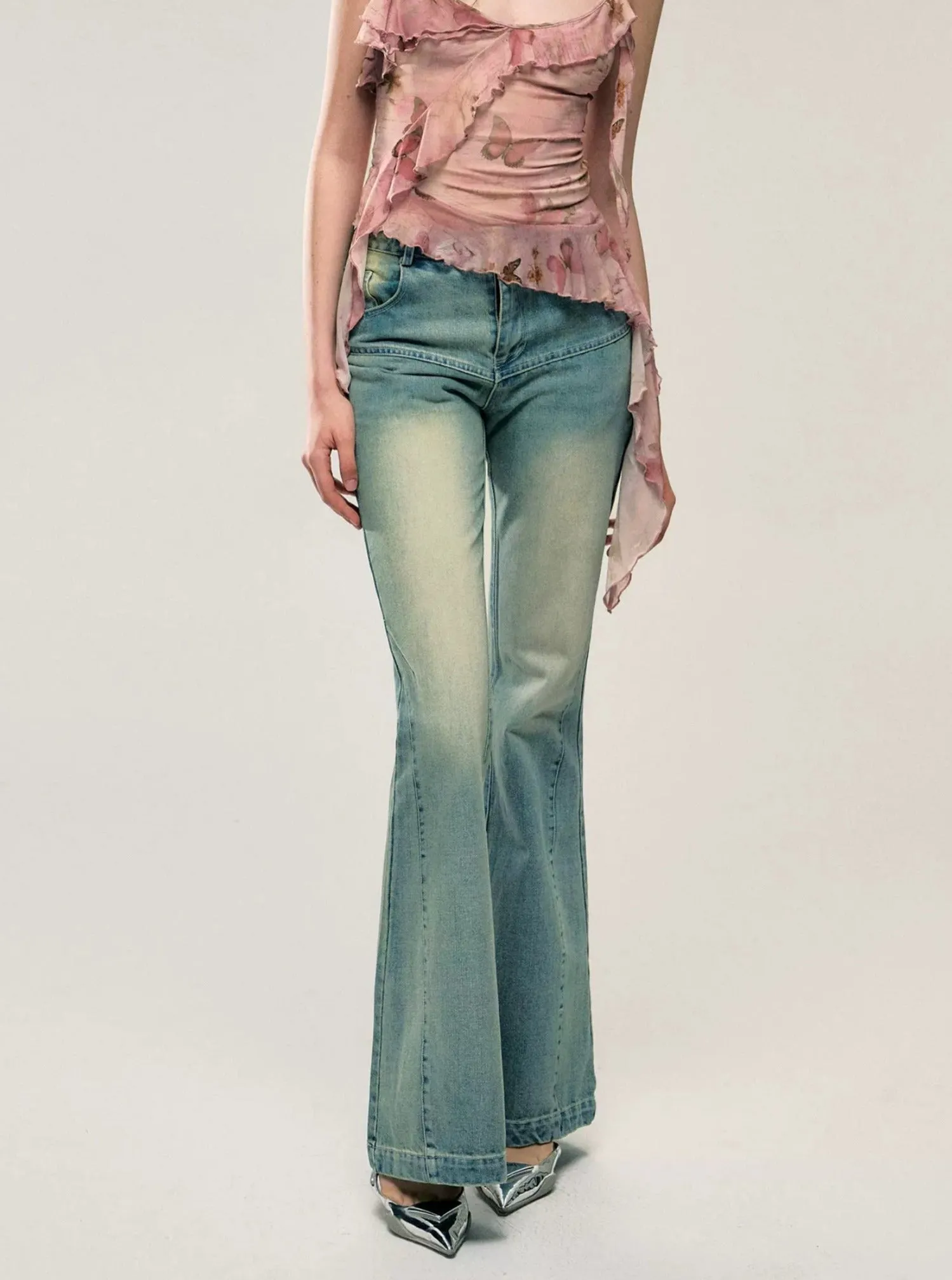 New Flared Slim Fit Jeans
