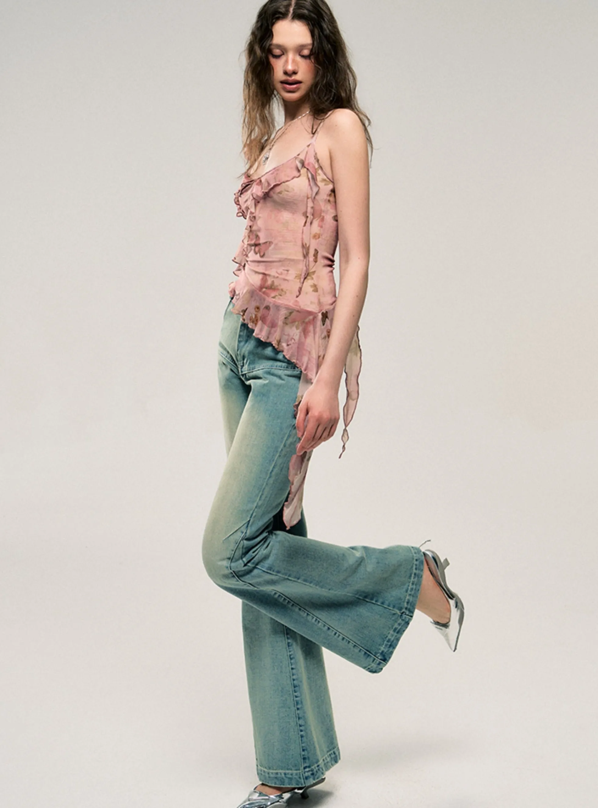 New Flared Slim Fit Jeans