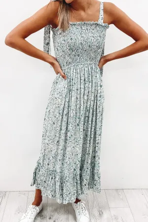 Nicola Dress Blue Floral