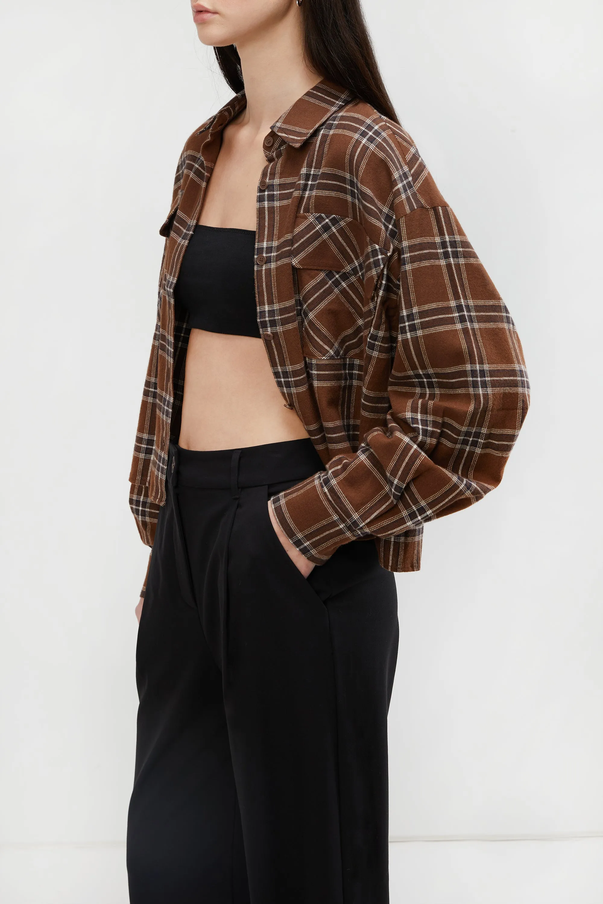 OVERSIZED PLAID SHIRT