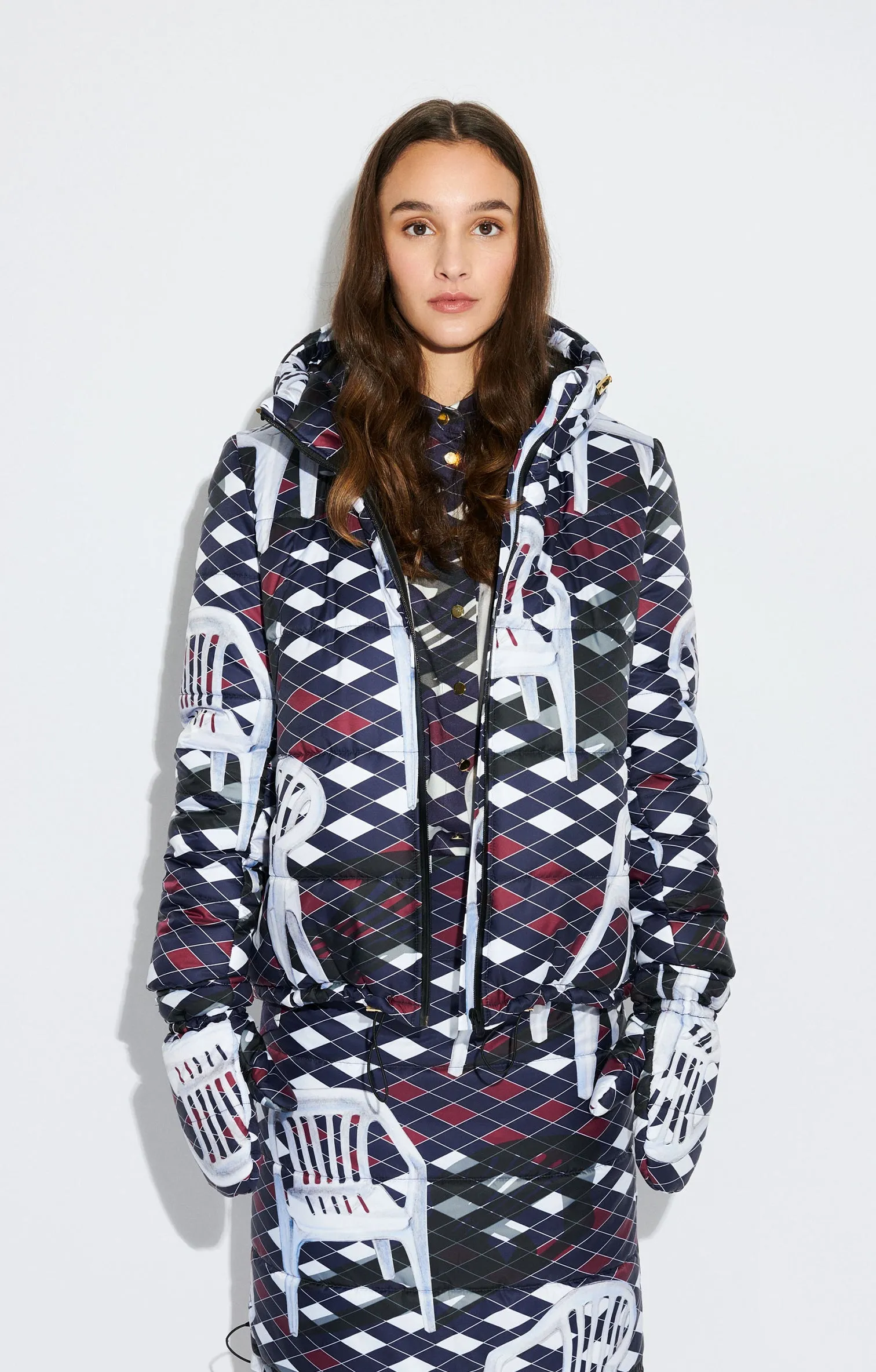 PARNASSUS puffer jacket 'chairs'