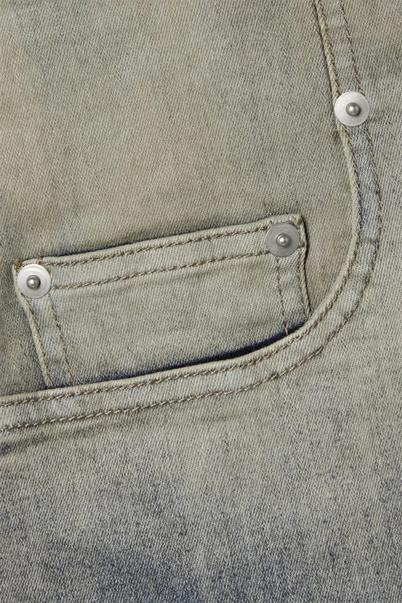 PC145 High Waist Denim Shorts