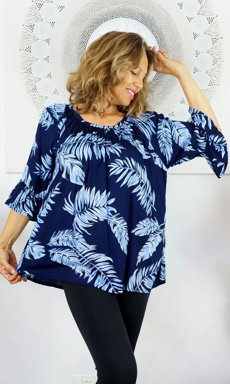 Rayon Capri Top Maui, More Colours