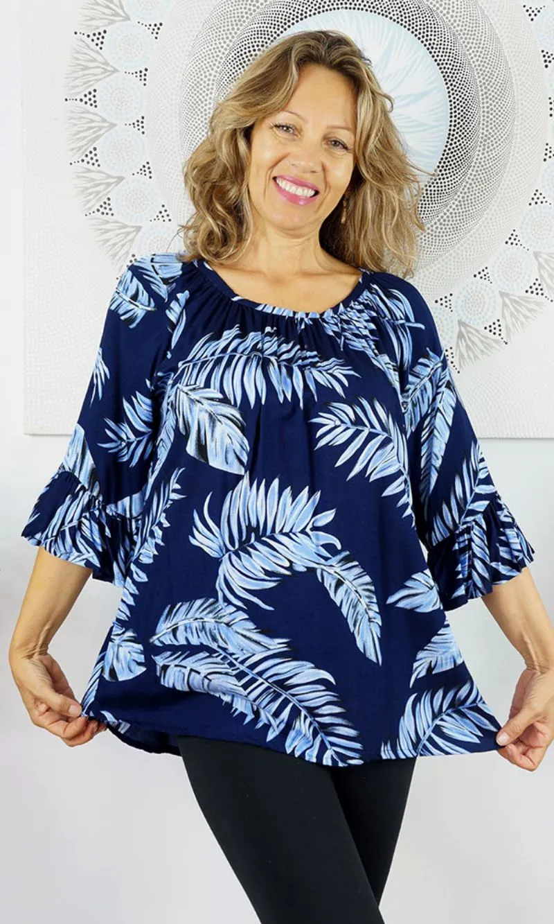Rayon Capri Top Maui, More Colours