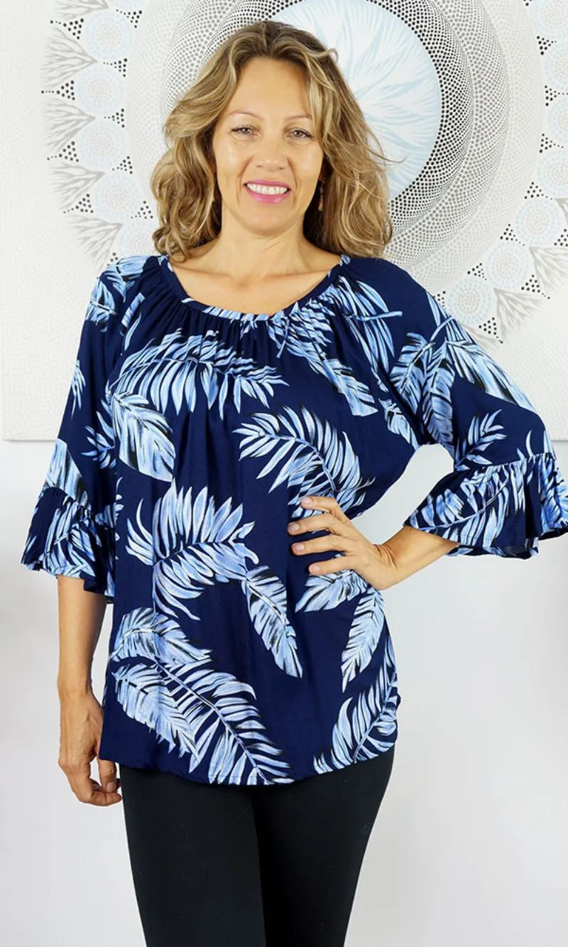 Rayon Capri Top Maui, More Colours