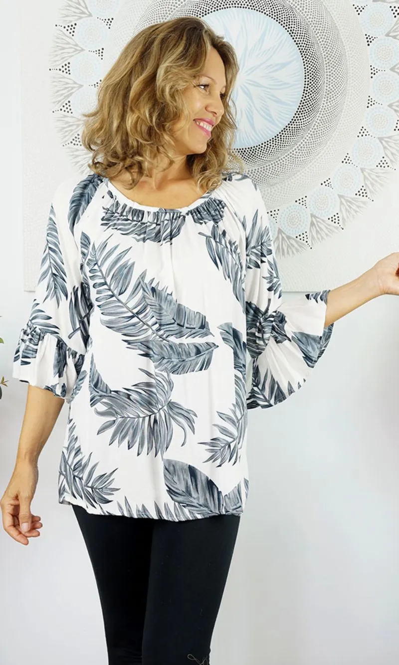 Rayon Capri Top Maui, More Colours