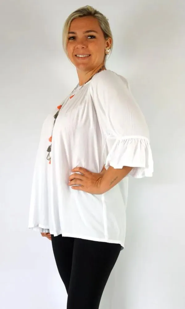Rayon Capri Top Plain, More Colours