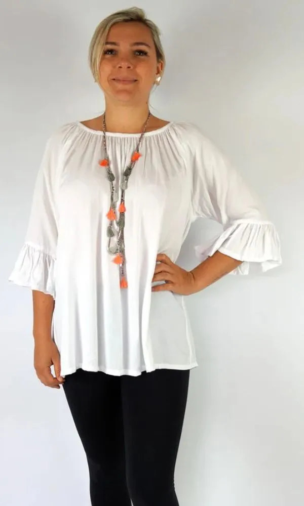 Rayon Capri Top Plain, More Colours