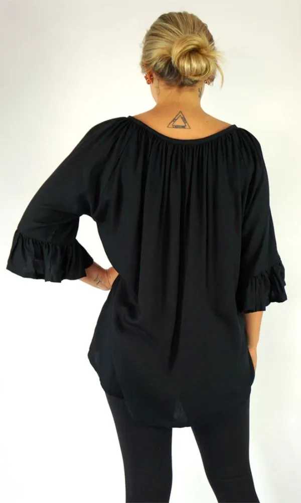 Rayon Capri Top Plain, More Colours