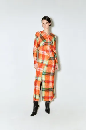 ROSALIA dress tartan print
