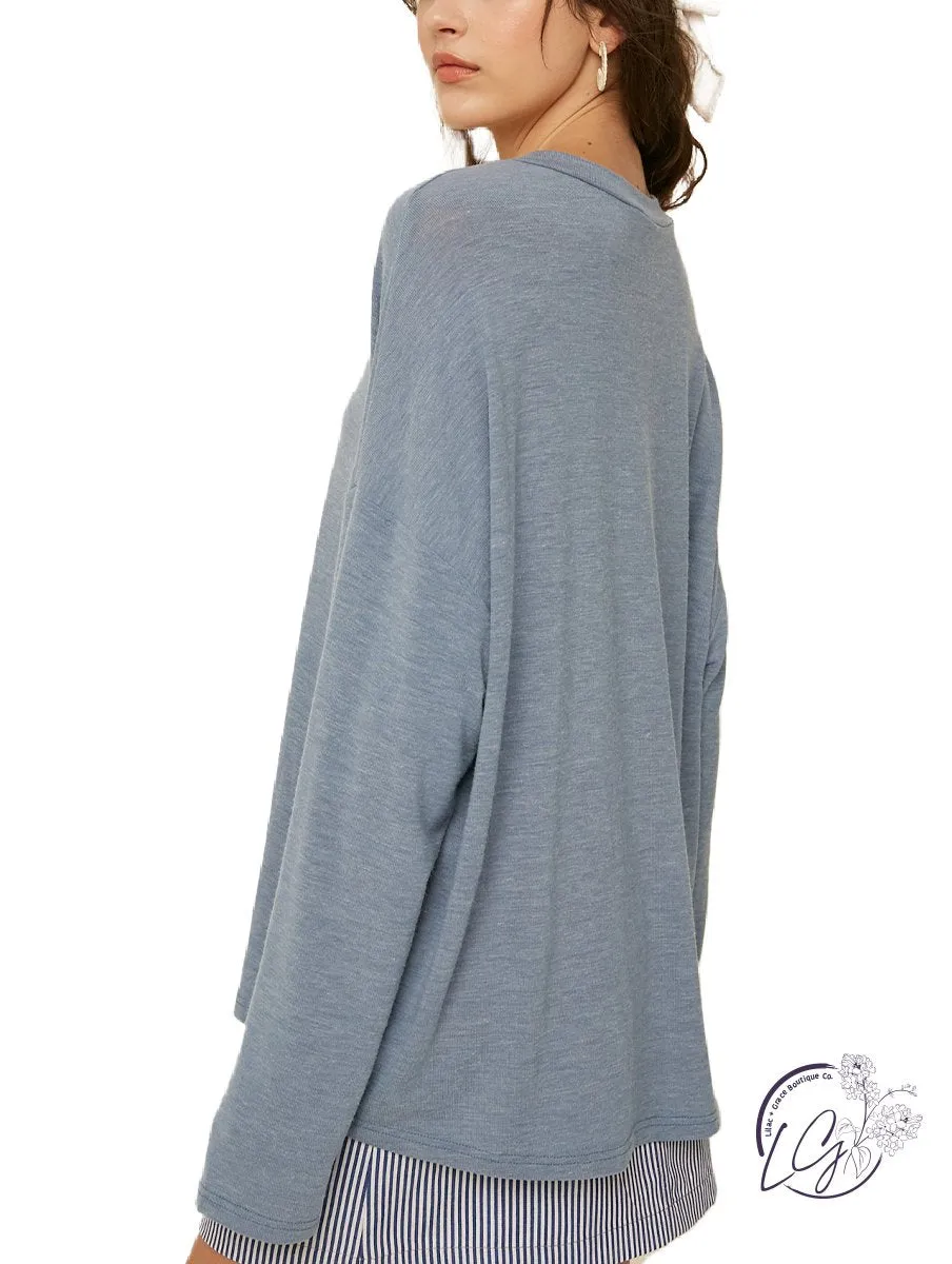 See The Potential V-Neck Long Sleeve