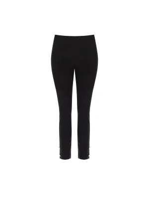 Slim-fit Trousers with Technical Fabric