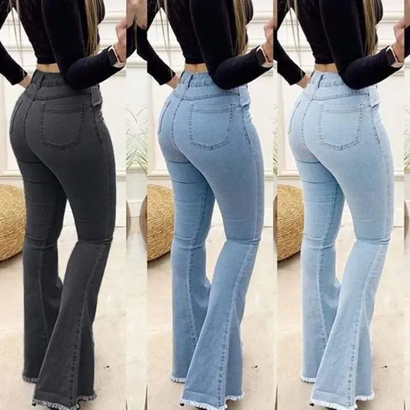Sofia High Waist Flared Jeans