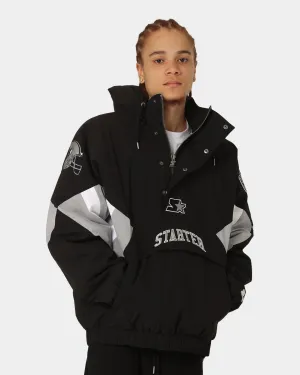 Starter Half Time Anorak Jacket Black/Grey/White