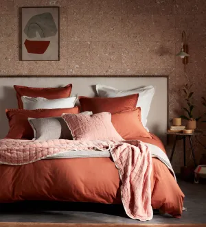 Terracotta Super Soft 100% Cotton Bed Linen