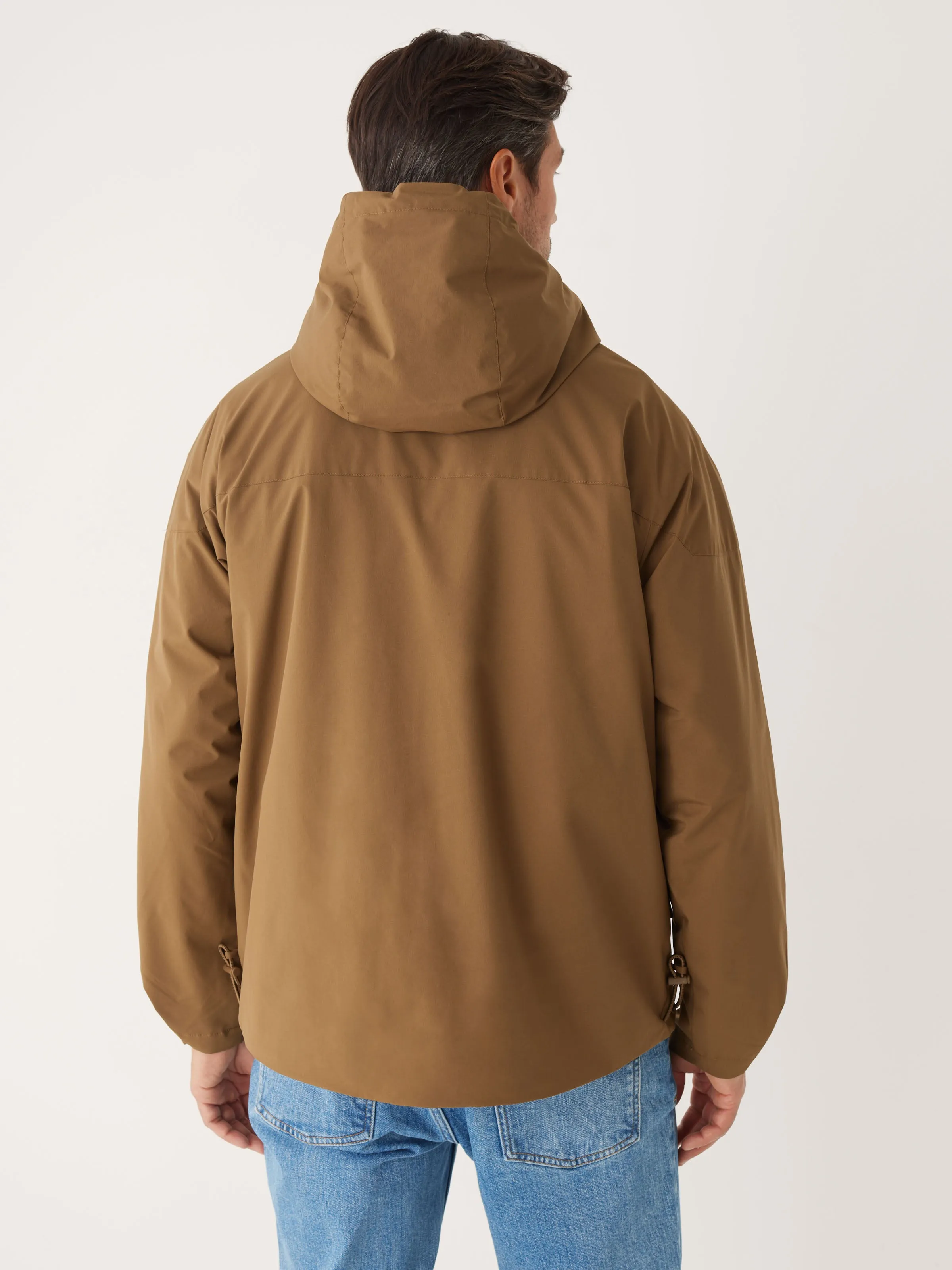The Anorak Rain Jacket in Sepia