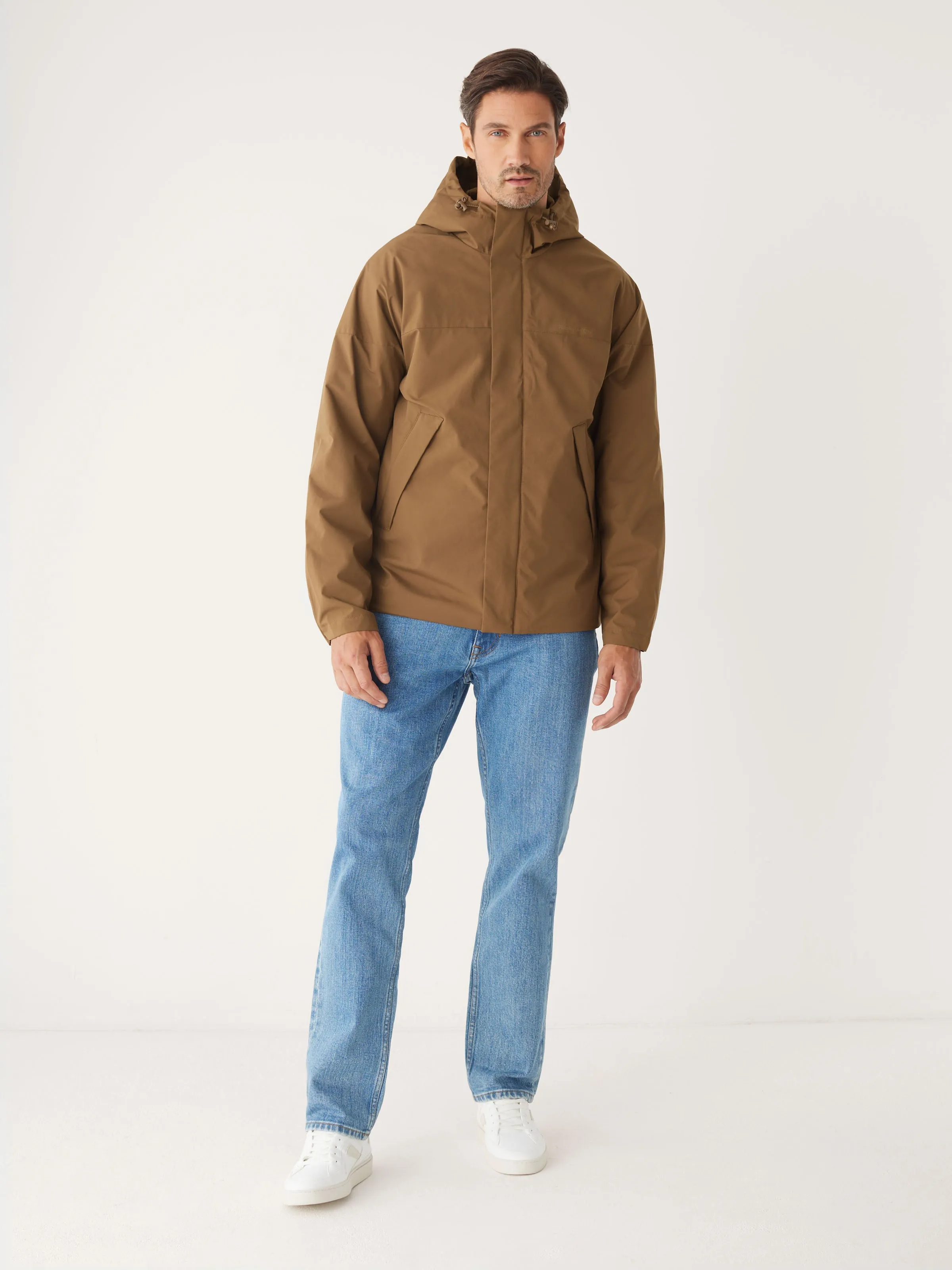 The Anorak Rain Jacket in Sepia