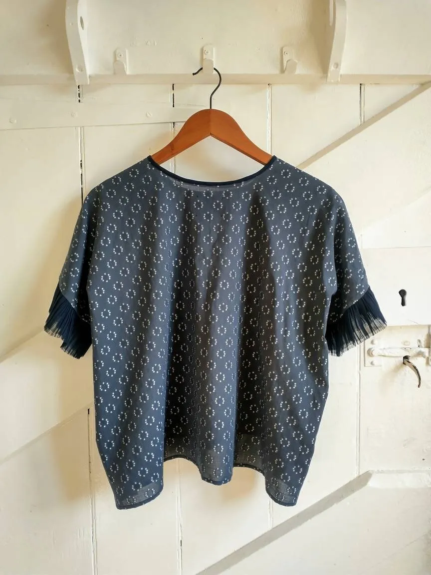 The Blue Frida Top