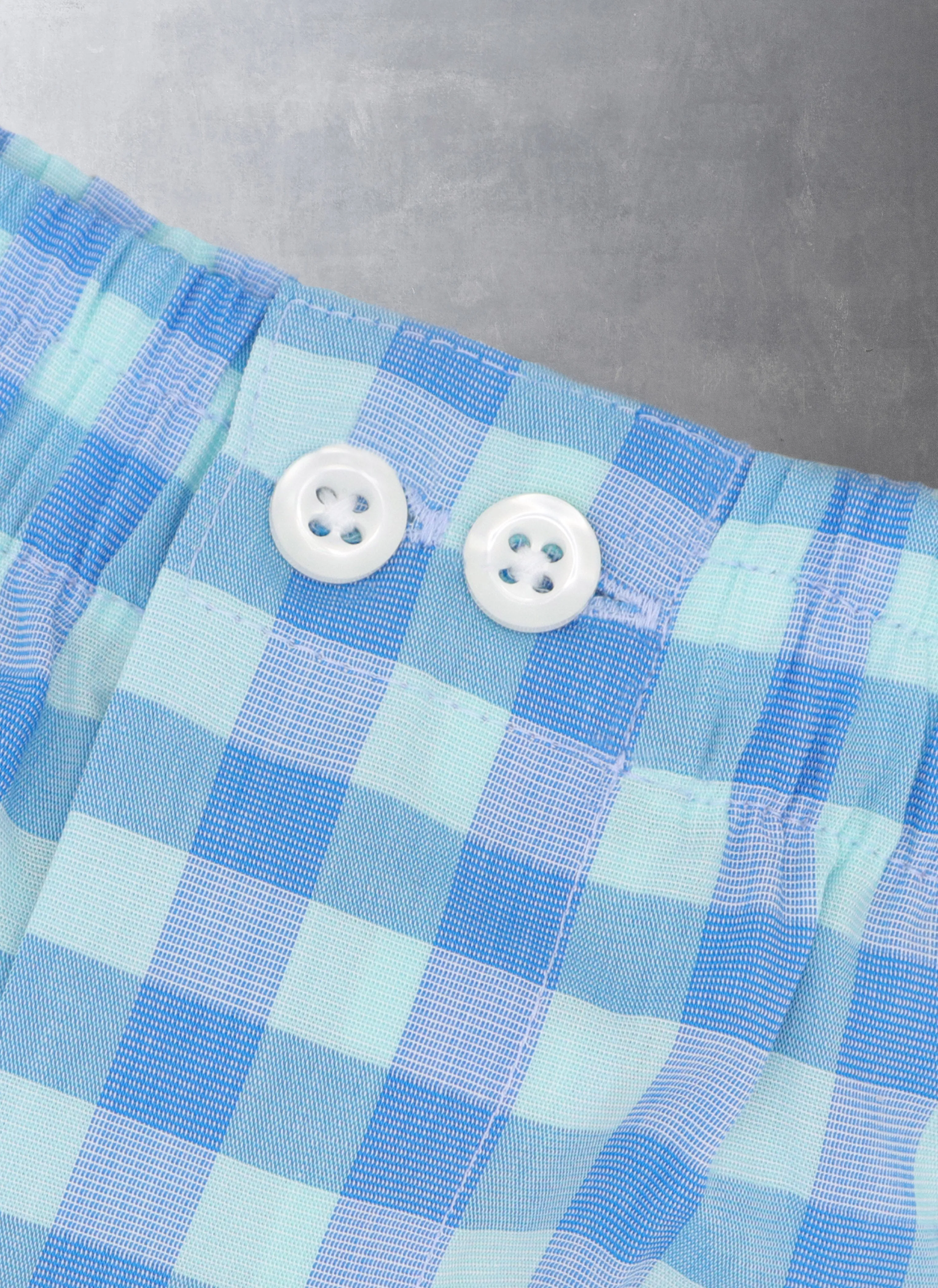 The Perfect Boxer Short in Teal and Navy Plaid