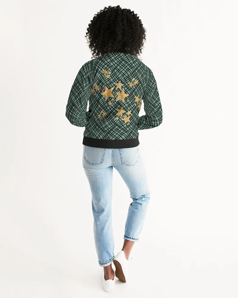 Tiffany Green Favor Women's Bomber Jacket