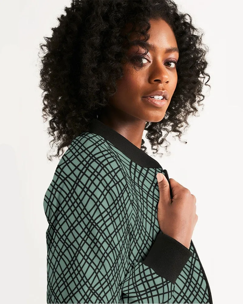 Tiffany Green Favor Women's Bomber Jacket