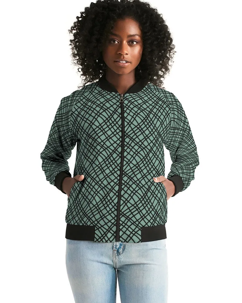 Tiffany Green Favor Women's Bomber Jacket