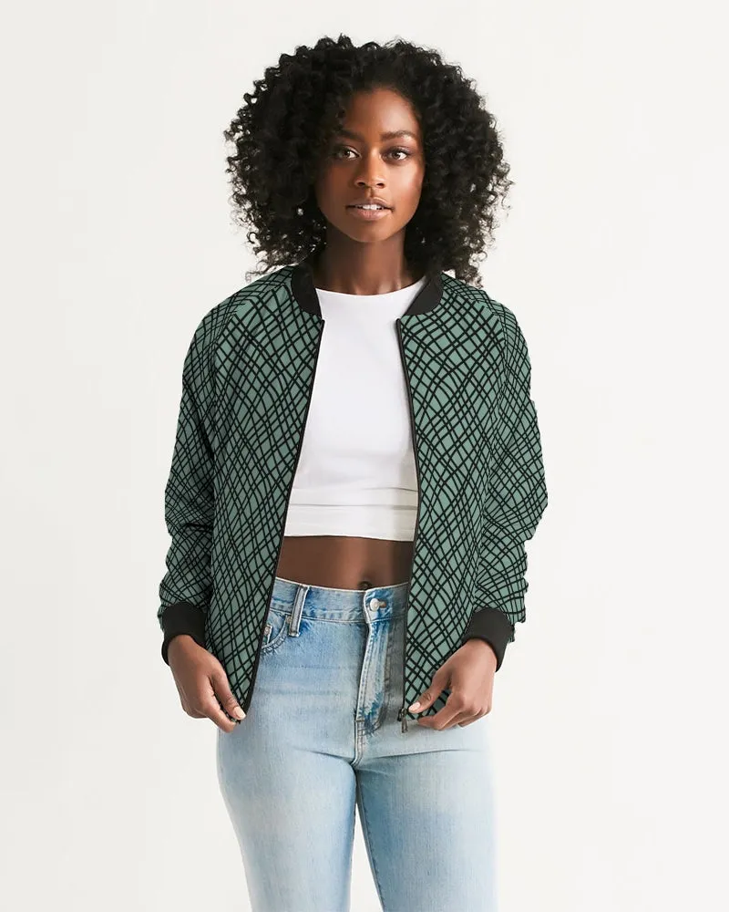 Tiffany Green Favor Women's Bomber Jacket