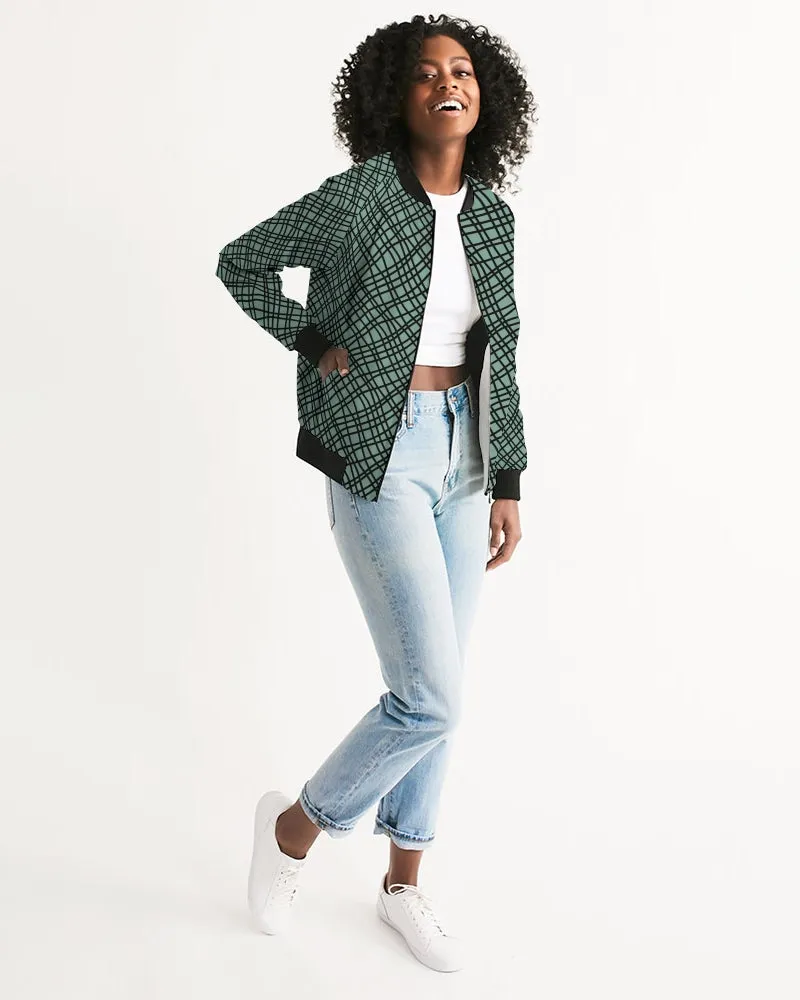 Tiffany Green Favor Women's Bomber Jacket