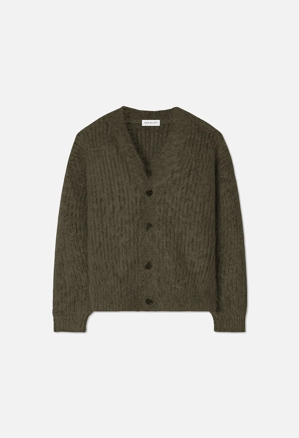 Wool Mohair Cardigan / Army