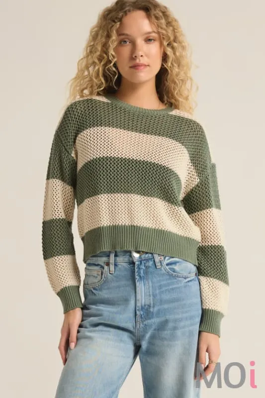 Z Supply Broadbeach Stripe Sweater