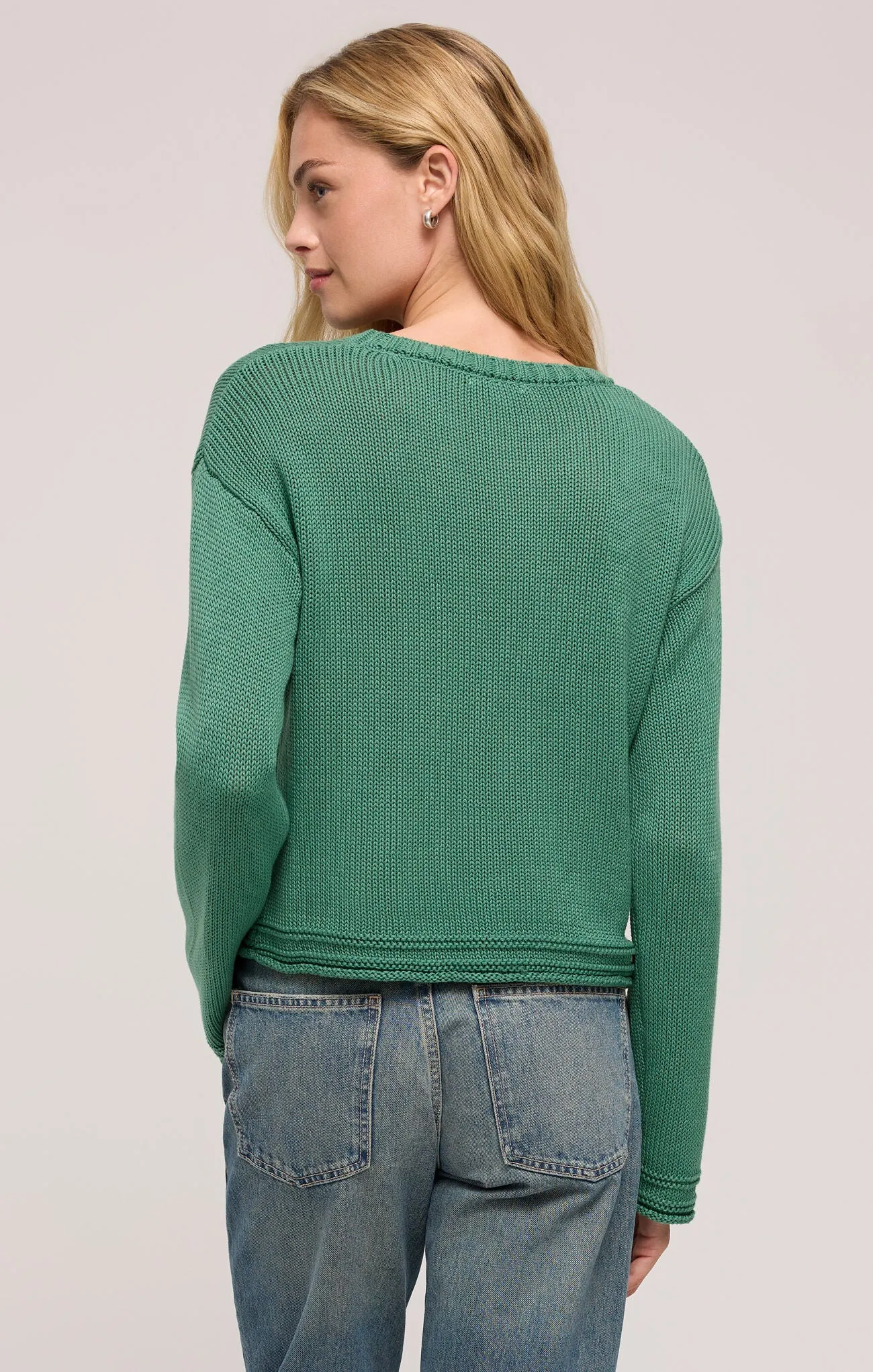 ZSU Emerson Sweater in Botanical Green